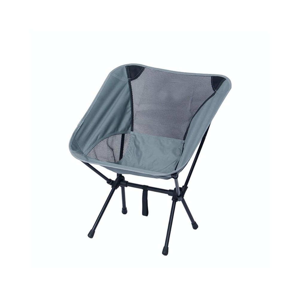 Small Outdoor Camping Leisure Beach Portable Folding Chair (Grey)