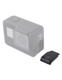 For GoPro HERO7 White / Silver Side Interface Door Cover Repair Part(Black)