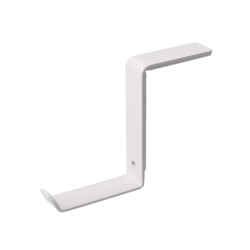 2 PCS JD045 Computer Headwear Headset Hook Multi-Function Metal Display Rack(White)