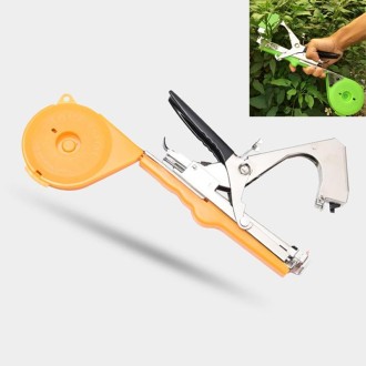 Agriculture Tape Tool Hand Tying Machine Garden Plant Tape Tool Tapener Machine Adhesive Tape Machine(Yellow)