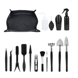 16pcs /Set Succulent Plant Gardening Tools Set Indoor Growing Removal Pots Horticultural Kits