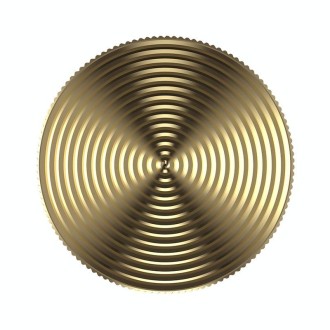 Decompression Pendant Gyro Pendant Necklace Key Chain Reduce Pressure Toy, Color: Brass Fine Ripple