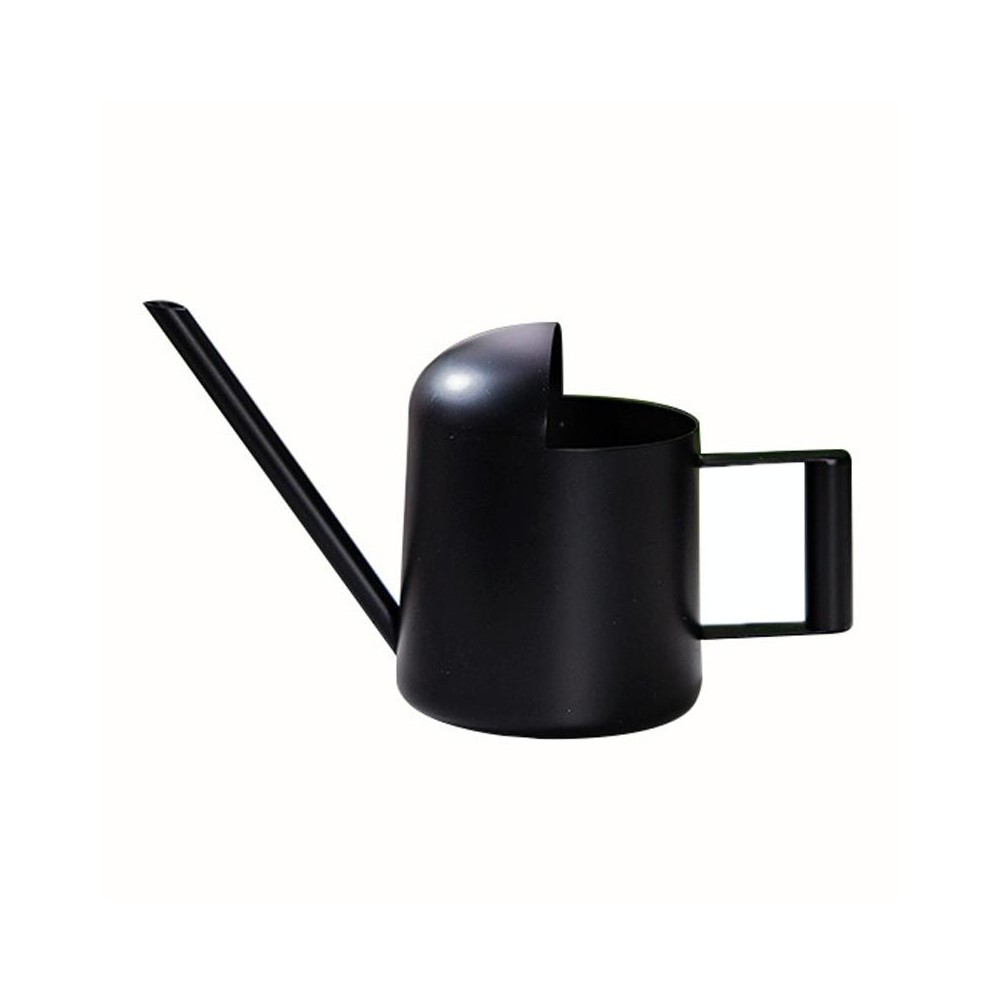 300ML Stainless Steel Watering Can with Long Spout(Black)