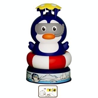 Animal Rotating Sprinkler Flying Children Water Toys, Style: Penguin + 1 Joint