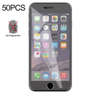 50 PCS Non-Full Matte Frosted Tempered Glass Film for iPhone 6 / 6S