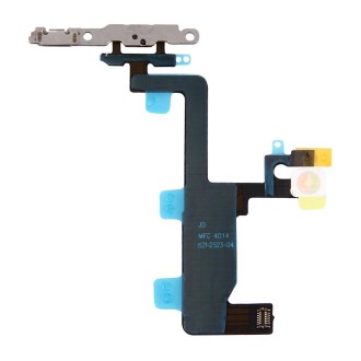 Power Button & Flashlight Flex Cable with Brackets for iPhone 6 