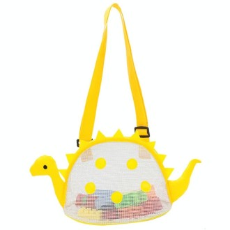 Dinosaur Children Beach Playing Sand Shell Storage Bag(Yellow)