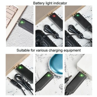 10pcs 3.7V IC Circuit Protection Lithium Battery USB Straight Head Charging Cable, Model: 3.5mm