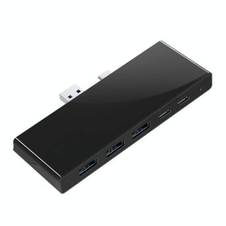 Rocketek SH867 USB 3.0 x 3 + Type-C x 2 HUB Adapter