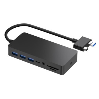 Rocketek SH701 11 in 1 1000M RJ45 / USB 3.0 HUB Adapter for Surface Pro 5 / 6