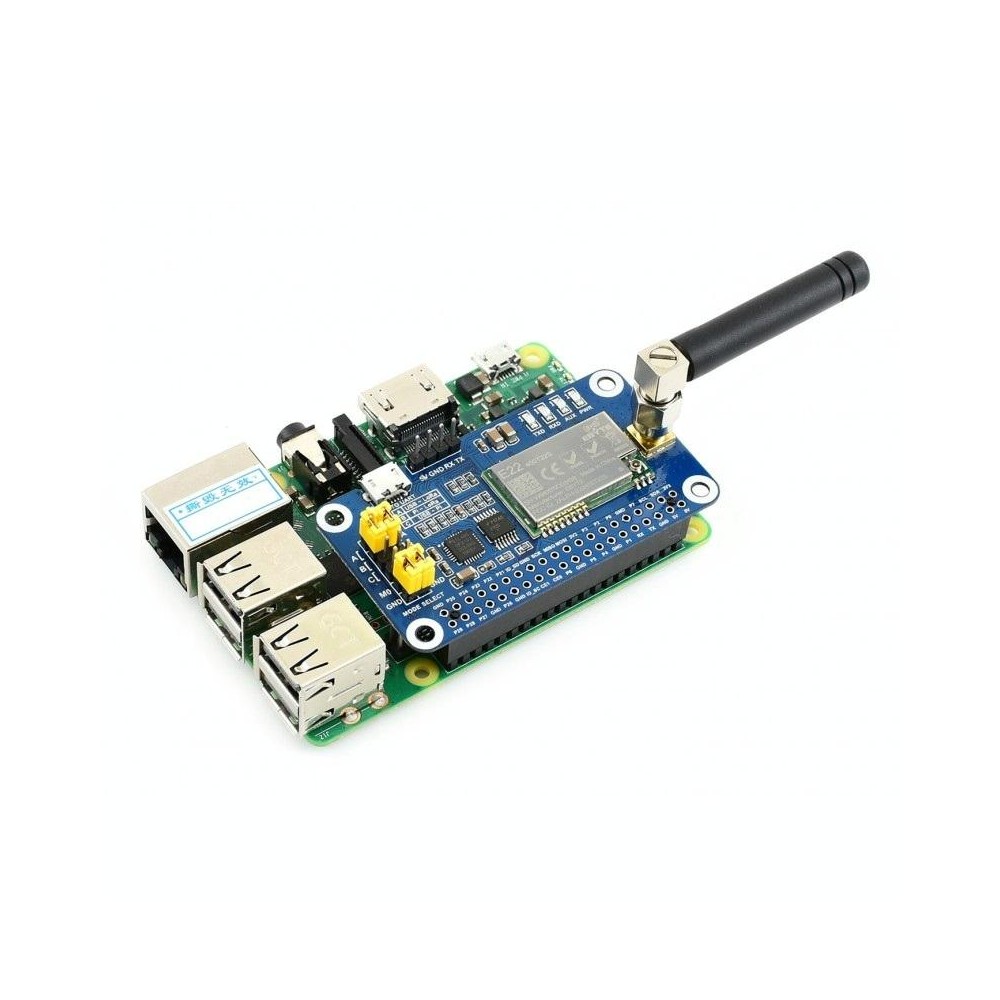 Waveshare SX1268 LoRa HAT 470MHz Frequency Band for Raspberry Pi, Applicable for China