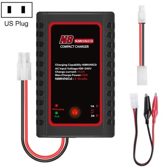 HTRC N8 Ni-MH Ni-Cr Battery Charger Smart Balance Charger, US Plug