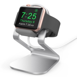 AhaStyle ST03 For Apple Watch Series Aluminum Alloy Stand Base(Silver)