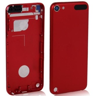 Metal  Back Cover / Rear Panel for iPod touch 5 (Red)