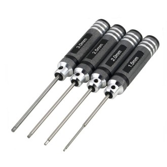 BRDRC 4 In 1 Drone Repair And Disassembly Tool Inner Hexagonal T6/T9 Screwdriver(Black)