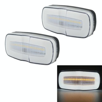 2 PCS MK-190 Truck LED Side Marker Light (White Light)