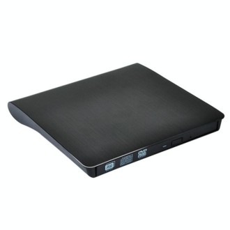 663 High Speed CD DVD Burner USB3.0 Computer Laptop External Optical Drive Burner(Black)