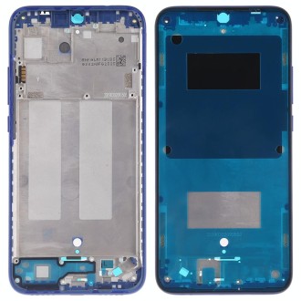 Middle Frame Bezel Plate with Side Keys for Xiaomi Redmi 7 (Blue)