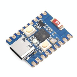 Waveshare 2.4GHz ESP32-C3 Mini Development Board, Based ESP32-C3FN4 Single-core Processor without Header