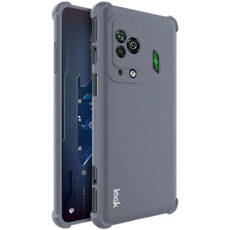 For Xiaomi Black Shark 5 Pro IMAK All-inclusive Shockproof Airbag TPU Case with Screen Protector (Matte Grey)