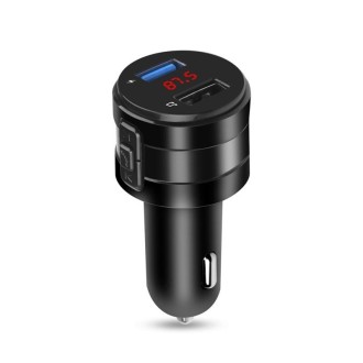 X20 Black Car Bluetooth Handsfree Car FM Transmitter Music Player Car Charger