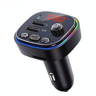 C20 USB Car Bluetooth MP3 Music Player With Colorful Lights