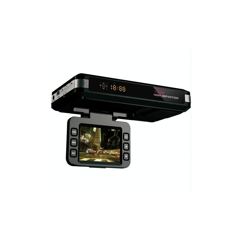 STR8500 HD 720P 30fps 2.0 inch LCD Radar Detector DVR with Laser + GPS Logger, 120 Degree View Angle, Support Russian Voice