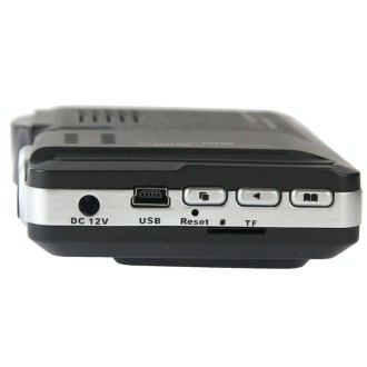 STR8500 HD 720P 30fps 2.0 inch LCD Radar Detector DVR with Laser + GPS Logger, 120 Degree View Angle, Support Russian Voice