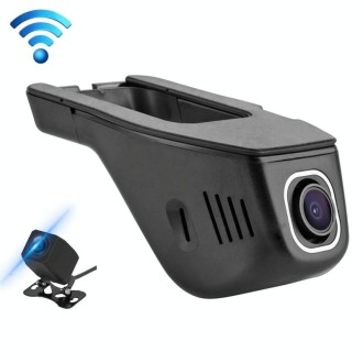 R860 Screen WIFI 1080p Hidden Driving Recorder Double Records(Black)