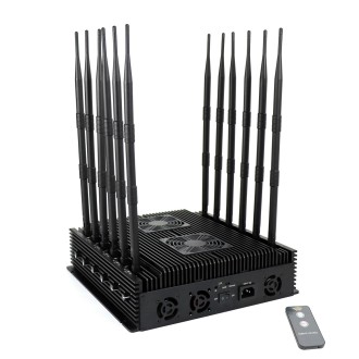 JAX-101F-12 2G/3G/4G/5G/WiFi/GPS Mobile Signal Jammer(Black)