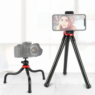 MZ305 Mini Octopus Flexible Tripod Holder with Ball Head for SLR Cameras, GoPro HERO10 Black / HERO9 Black / HERO8 Black /7 /6 /