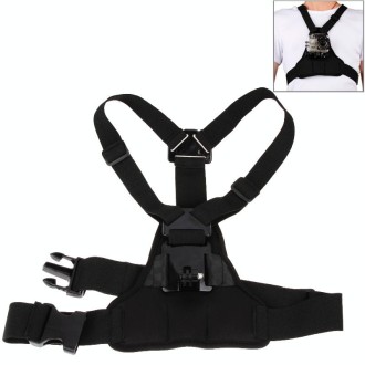 GP26-D Special Sports Shoulders DV Chest Belt for GoPro Hero11 Black / HERO10 Black / HERO9 Black / HERO8 Black / HERO7 /6 /5 /5