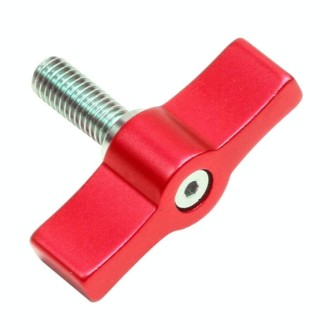 10PCS T-shaped Screw Multi-directional Adjustment Hand Screw Aluminum Alloy Handle Screw, Specification:M6(Red)