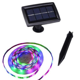 TYN002 5m 150 LEDs Solar Powered Garden Decoration LED Light Strip (Colorful Light)