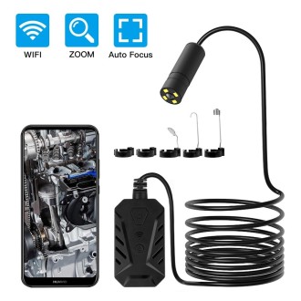 F230 IP68 Waterproof Autofocus WIFI Endoscope Inspection Camera, Length: 2m, Lens Diameter: 14mm