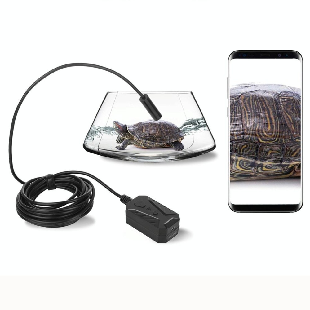 F230 IP68 Waterproof Autofocus WIFI Endoscope Inspection Camera, Length: 5m, Lens Diameter: 14mm