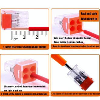 10 PCS VSE-104 Fast Wire Connector Terminal