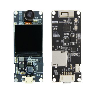 TTGO T-Camera Plus Fish-eye Lens ESP32-DOWDQ6 8MB SPRAM Camera Module OV2640 1.3 inch Display Camera