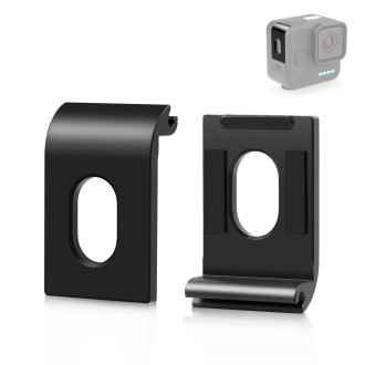 For GoPro Hero11 Black Mini PULUZ Metal Battery Side Interface Cover (Black)