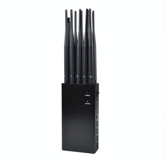 JAX-121A-10A 2G/3G/4G/5.8G/WIFI/GPS/LOJACK 10 Antennas Mobile Signal Jammer