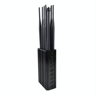 JAX-121A-10A 2G/3G/4G/5.8G/WIFI/GPS/LOJACK 10 Antennas Mobile Signal Jammer