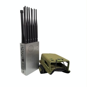 JAX-121A-12A 2G/3G/4G/5.8G/WIFI/GPS/LOJACK Mobile Signal Jammer with Remote Control