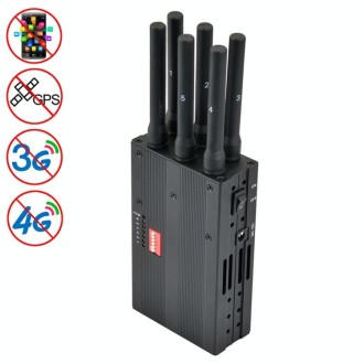 GSM / CDMA / DCS / PCS / 3G / 4G / GPS Mobile Phone Signal  Breaker / Jammer / Isolator, Coverage: 20meters (JAX-121A-6B)