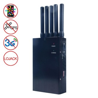 GSM / CDMA / DCS / PCS / 3G / GPS / LOJACK Mobile Phone Signal Breaker / Jammer / Isolator, Coverage: 15meters (JAX-121C-5)