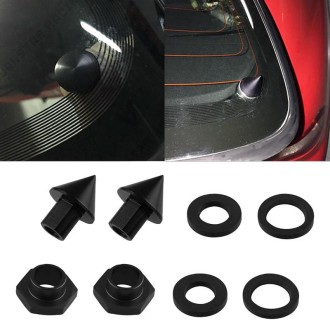 Car Rear Window Fitting Rear Glass Pillar Kit  for 1992-1995 Honda Civic EG