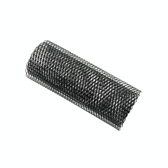 XH-6013 100x33cm Universal Car Grill Mesh Aluminum Alloy Grille Insert Bumper, Type:Large Hole(Black)