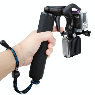 TMC HR391 Shutter Trigger Floating Hand Grip / Diving Surfing Buoyancy Stick with Adjustable Anti-lost Hand Strap for GoPro HERO