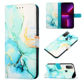 For alcatel 1S (2021) / 3L (2021) PT003 Marble Pattern Flip Leather Phone Case(LS003)