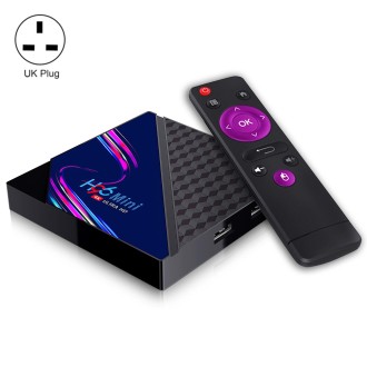 H96 Mini V8 4K Smart TV Box with Remote Control, Android 10.0, RK3228A Quad-core Cortex-A7, 1GB+8GB, Built-in TikTok, Support DL