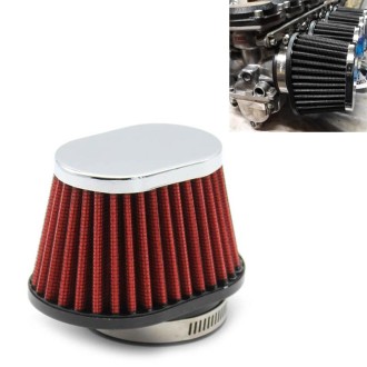 51mm XH-UN073 Mushroom Head Style Car Modified Air Filter Motorcycle Exhaust Filter(Red)